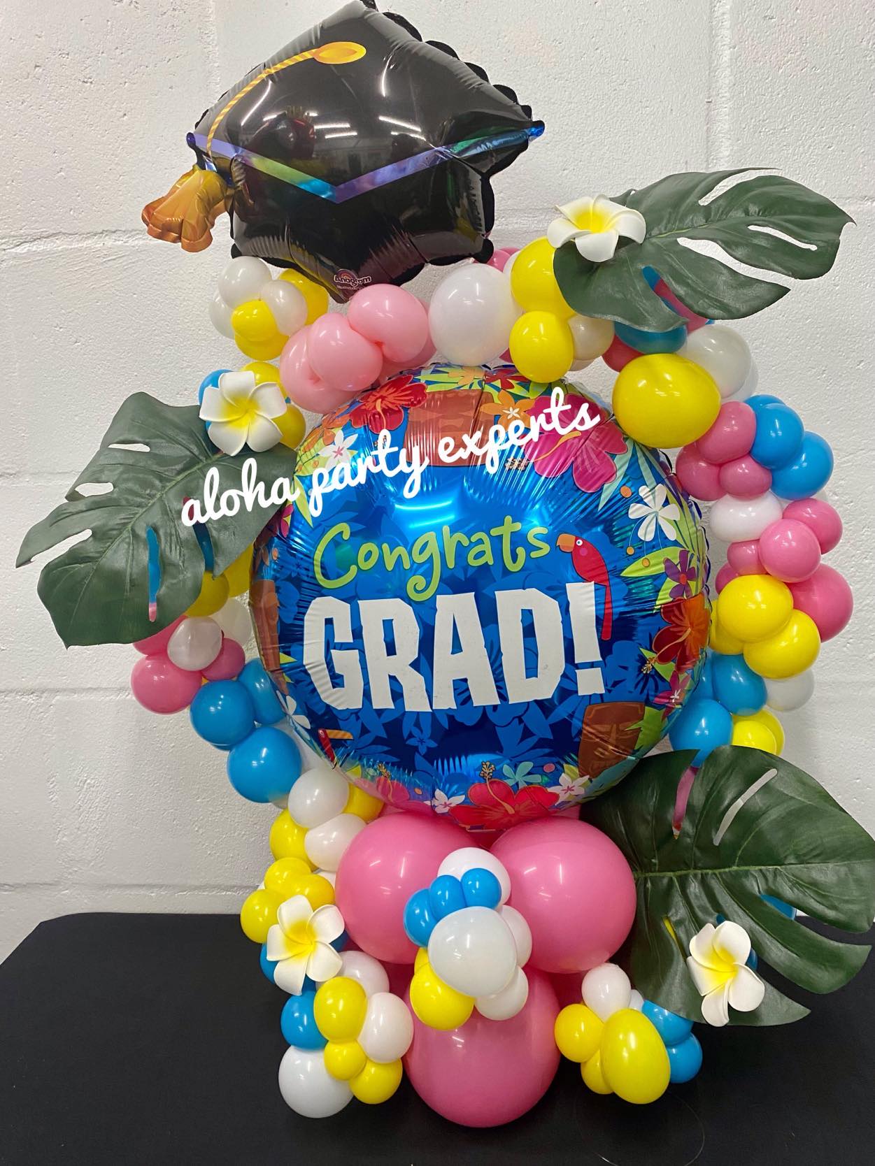 Tropical Graduation Balloon Billboard Medium