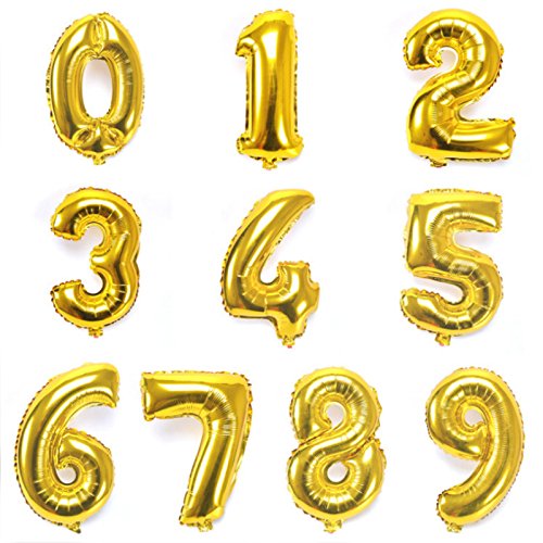 Number Balloons Add-On (Helium)