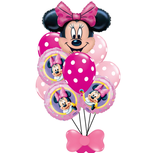 Minnie Mouse Pink Balloon Bouquet